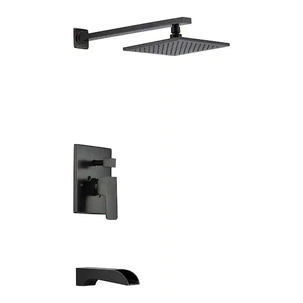 Oil Rubbed Bronze Anzzi Mezzo Series 1-Handle 1-Spray Tub and Shower Faucet