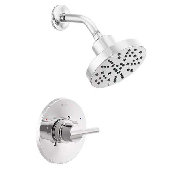 Chrome Delta Nicoli Single Handle 5-Spray Shower Faucet