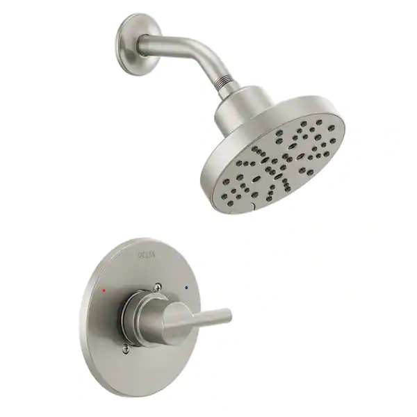Stainless Delta Nicoli Single Handle 5-Spray Shower Faucet